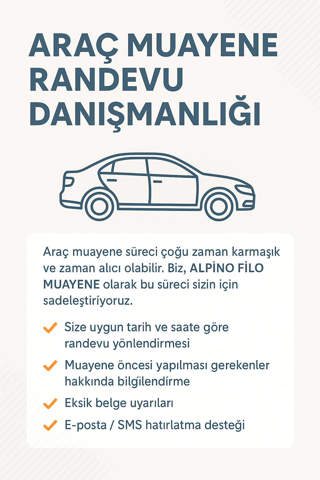 Araç Muayene Randevu Danışmanlığı